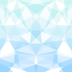 Blue and white polygon background