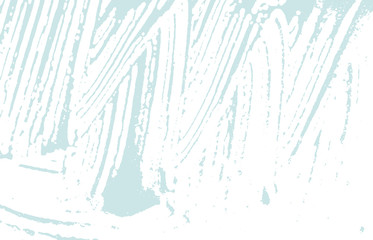 Grunge texture. Distress blue rough trace. Bizarre