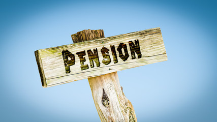 Street Sign to Pension