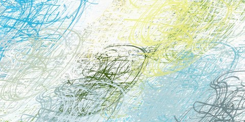 Handmade surreal abstract pattern. Modern artistic canvas. 2d illustration. Texture backdrop painting.