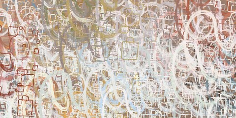 Handmade surreal abstract pattern. Modern artistic canvas. 2d illustration. Texture backdrop painting.