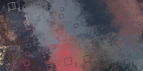 Handmade surreal abstract pattern. Modern artistic canvas. 2d illustration. Texture backdrop painting.