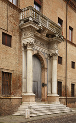 Prosperi-Sacrati palace in Ferrara. Italy