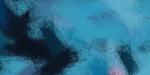 Handmade surreal abstract pattern. Modern artistic canvas. 2d illustration. Texture backdrop painting.