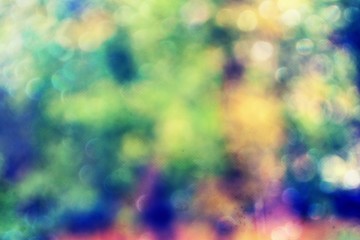 abstract bokeh background with defocused light and shadow with bright cold tones