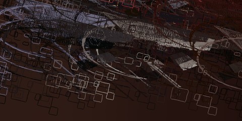 Handmade surreal abstract pattern. Modern artistic canvas. 2d illustration. Texture backdrop painting.