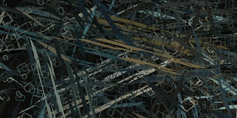 Handmade surreal abstract pattern. Modern artistic canvas. 2d illustration. Texture backdrop painting.