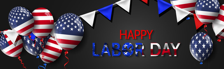 Labor Day Banner Vector Design. Labor Day American.