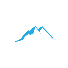 Mountain, Volcano, Summit, Peak Icon Vector Logo - Vector