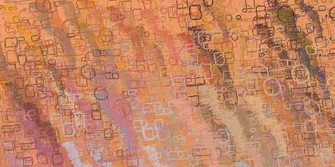 Decorative oil painting. Vibrant dynamic art. 2d illustration. Texture backdrop.