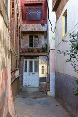 Fototapeta na wymiar Old streets in old Moroccan city