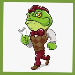 Toad Frog Mascot Characters
