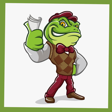 Toad Frog Mascot Characters
