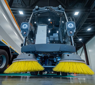 Professional Scrubber. Cleaning Machine. Vacuum Sweeper. Mechanical Cleaning Of Premises. Scrubbing Equipment. Cleaning Services.