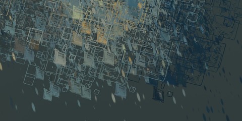 Handmade surreal abstract pattern. Modern artistic canvas. 2d illustration. Texture backdrop painting.