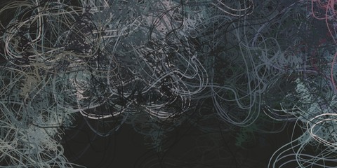 Handmade surreal abstract pattern. Modern artistic canvas. 2d illustration. Texture backdrop painting.