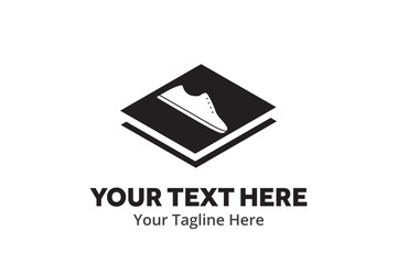 simple men shoes logo creative design in flat style with color . men shoes logo creative design for identity and business