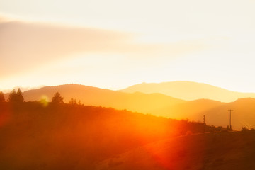 Sunset in Central Oregon