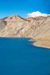 Fototapeta na wymiar Tilicho Lake. Nepal, Annapurna circuit trek