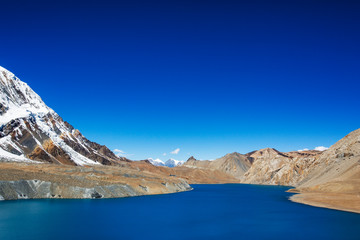 Tilicho Lake. Nepal, Annapurna circuit trek