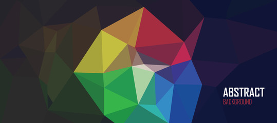 Fototapeta premium Polygonal mosaic background 
