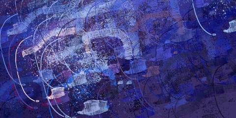 Brush painting. Artistic canvas. Oil art. 2d illustration. Texture backdrop.