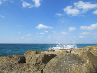 Mediterranean sea. Israel