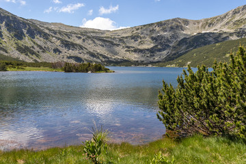 Landscape with The Stinky Lake (Smradlivoto Lake), Rila mountain, Bulgaria