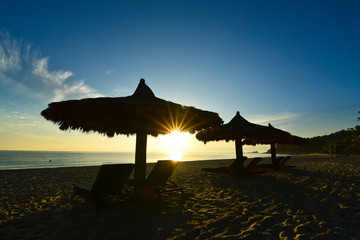 Sunrise at the beach
