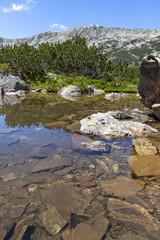 Landscape with The Stinky Lake (Smradlivoto Lake), Rila mountain, Bulgaria
