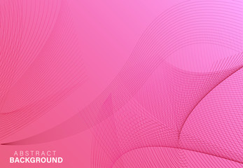 Pink Line Abstract Background. Line Background. Vector Illustration 