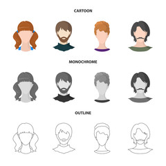 Vector illustration of professional and photo icon. Set of professional and profile stock vector illustration.