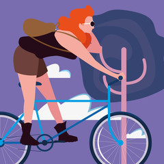 people riding bicycle activity image