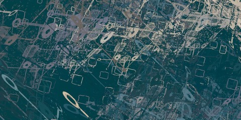 Art wallpaper. Digital canvas. 2d illustration. Texture backdrop painting.