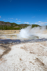 Black sands geyser basin
