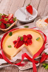 Strawberry cheesecake.