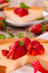 Strawberry cheesecake.
