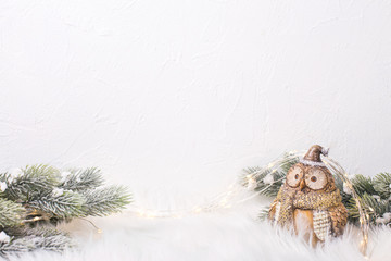 Winter holidays border