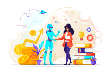 Naklejka premium financing creative projects