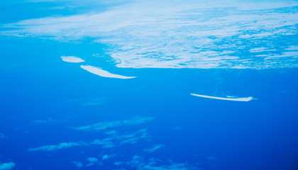 Aerial view of a National Park in Alaska, USA