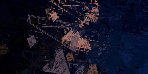 Decorative oil painting. Vibrant dynamic art. 2d illustration. Texture backdrop.