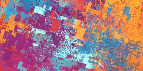 Modern art. Artistic brush. Oil painting. 2d illustration. Texture backdrop.