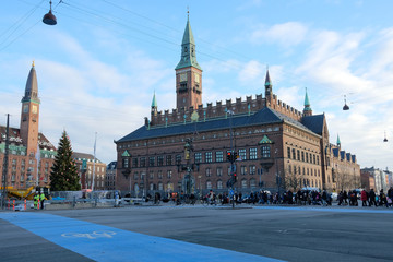 Fototapeta na wymiar Ayuntamiento Copenhague