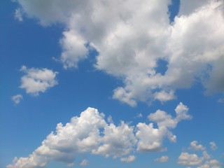 blue sky with clouds
