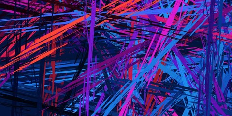 Decorative oil painting. Vibrant dynamic art. 2d illustration. Texture backdrop.