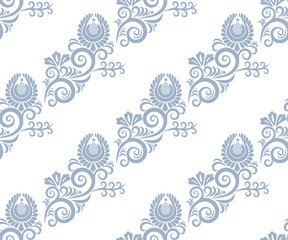 Vector ornamental hand drawing decorative background. Ethnic seamless pattern ornament. Vector pattern.