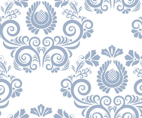 Vector ornamental hand drawing decorative background. Ethnic seamless pattern ornament. Vector pattern.