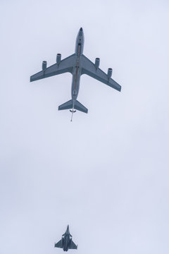 Paris, France - 07 17 2019: Air show of July 14. Operation Chammal