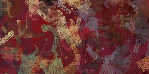 Illustration painted. Rough sketch surface. 2d illustration. Texture backdrop painting.