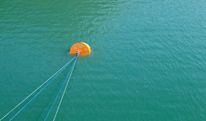 Buoy with ship rope